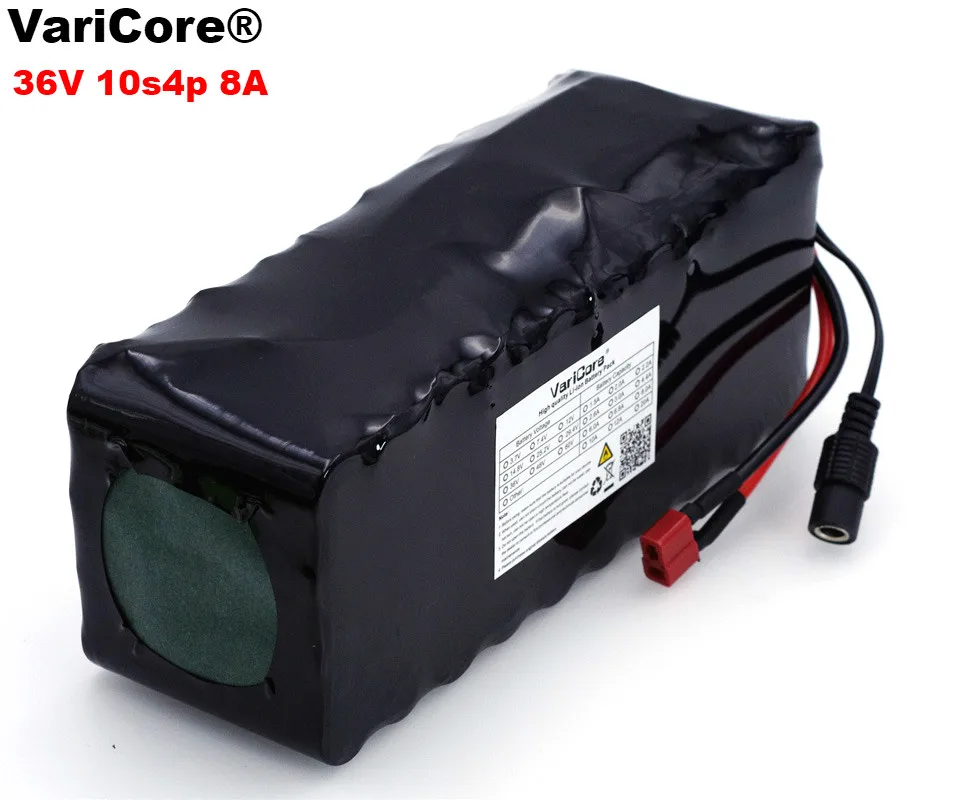 VariCore 36V 8Ah 10S4P 18650 перезаряжаемый аккумулятор модифицированные велосипеды