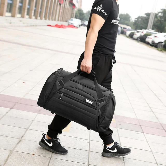 Bucbon 45l Large Multi-function Sport Bag Men Women Fitness Gym Bag Waterproof Outdoor Travel Sports Tote Shoulder Bags HAB092 5