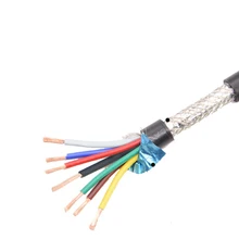 10 м чистая медь 0,3 0,5 0,75 1 1,5 квадратный 6 сердечник RVVP экранированный кабель для аудио, инвертора и сигнального провода