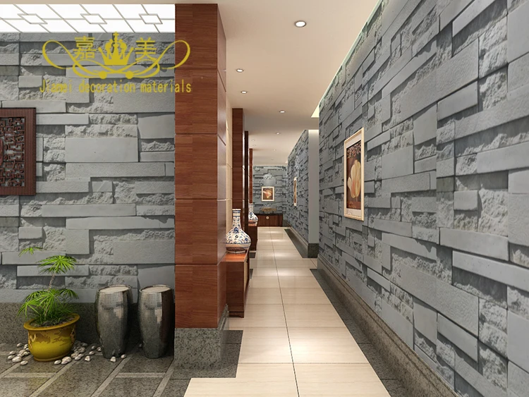 

PVC self-adhesive wallpaper retro simulation brick wallpaper dormitory TV background 3D stereo wallpaper stickers -92