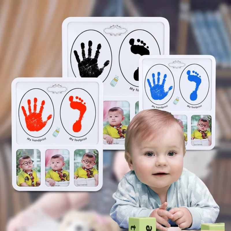 Рамка для фотографий сделай сам новорожденных ручная печать пищевая InkPad