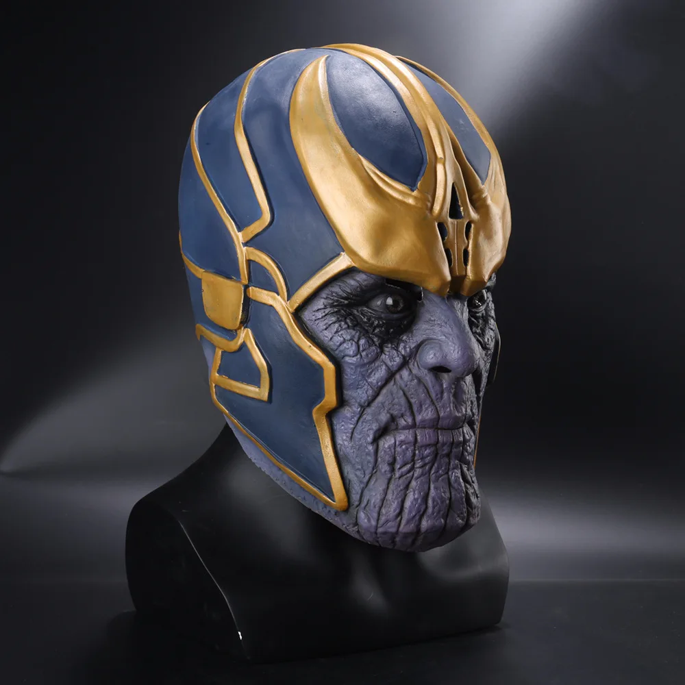 Перчатки для косплея «Thanos Infinity Gauntlet» на Хэллоуин, жесткая латексная маска «Infinity War»