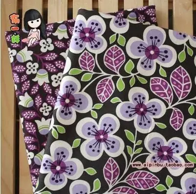 

High Quality (2pcs 50 x 150cm) Retro series Cotton Fabric Diy Patchwork Textiles Sewing For Bags Clothes Curtain Tissue