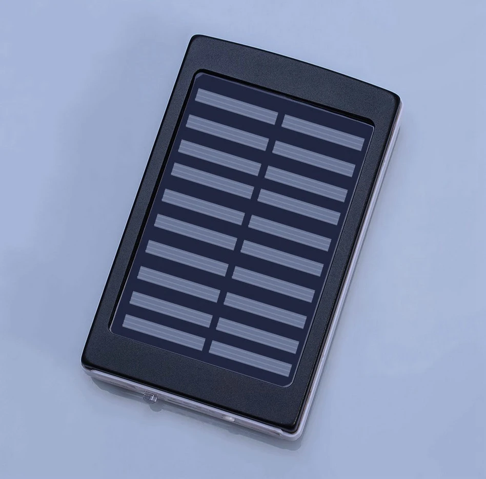 No battery 18650 Solar Power Bank Charger Dual USB Phone Powerbank DIY Box for Samsung iPhone Xiaomi Pover Power Bank Case 10000 (4)