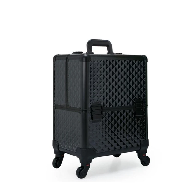 

TRAVEL TALE women professional nail makeup case suitcase cosmetic beauty trolley bag