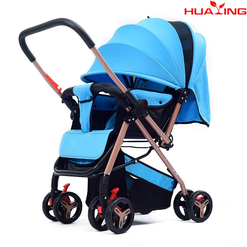 spesifikasi HUAYING Stroller Ringan Lipat Kursi Dapat Berbaring Bayi Baru Lahir Tangan Payung Stroller anak Dua Arah Mobil Bayi