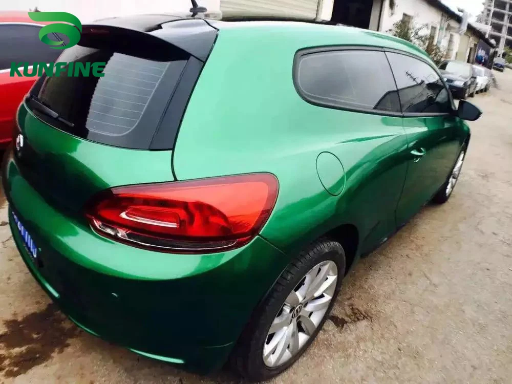 Car Styling Wrap Aurora Green Car Vinyl film Body Sticker E