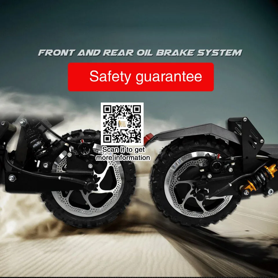 Perfect 10 inch frame Off Road Electric Scooter 48v 26A battery 1000W motor mini e bike folding electric bike 8