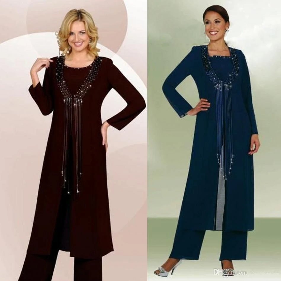 elegant trouser suits for mother of the bride