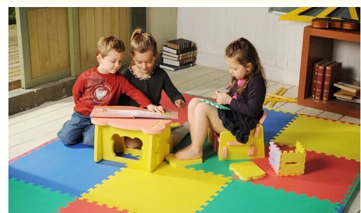 Многокомпонентный Тип демонтажа дети учатся использовать EVA пены стулья для изготовления тарелок не травмируется ребенок
