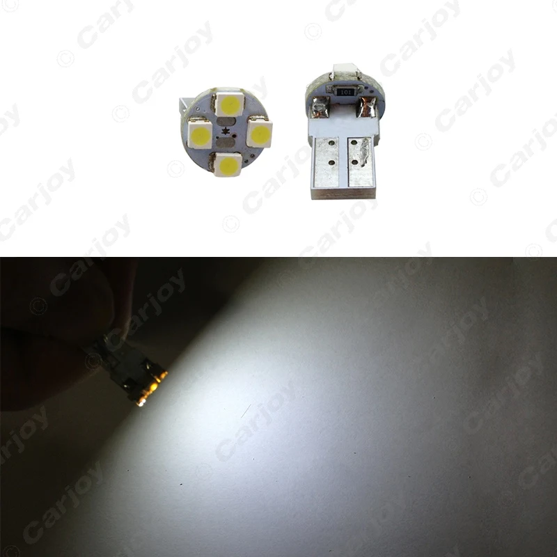 LEEWA 5 шт. Автомобильная T10 W5W светодиодный Ода SMD 1210/3528 автомобильная лампа
