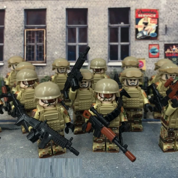 

U.S. Special Forces weapons figures original toy swat police military accessories Compatible all DIY Building Blocks brinquedos