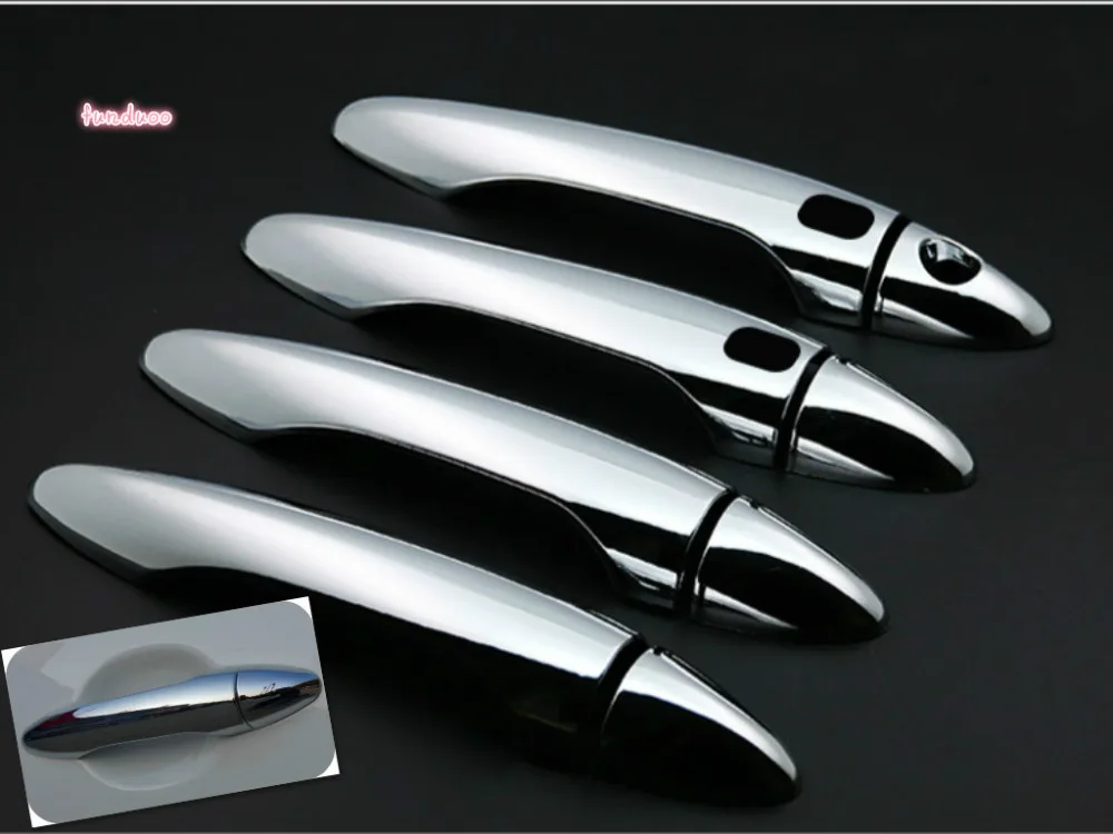 

FUNDUOO For Kia Cerato Kia K3 2012 - 2017 New Chrome Door Handle Cover Trim Smart Entry Buttons