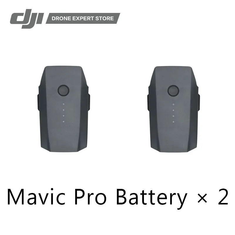 

2pcs/set Original DJI Mavic Pro Intelligent Flight Battery One Has Max 27-min Flights Time 3830mAh 11.4V