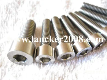

M8x25 Gr5 hexagon socket cap head titanium alloy screw DIN912