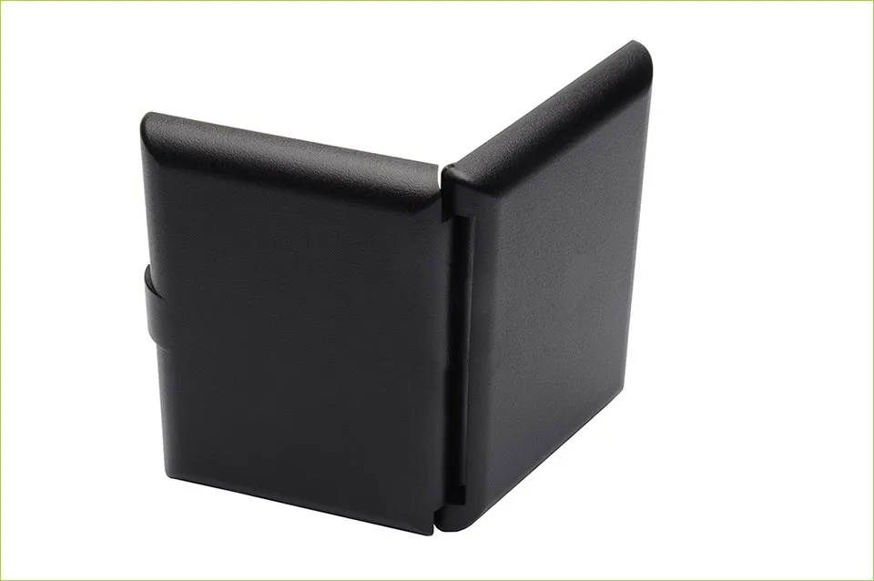 Двухсторонняя коробка для ловли нахлыстом ABS/EVA коробка рыболовных крючков Большой/средний/маленький размер черный чехол для хранения нахлыстом