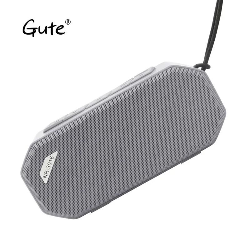 

Gute Spain 2019 square Column Wireless Bluetooth Speaker handle belt Splashproof boom box woofer FM Radio caixa de som f3 jot