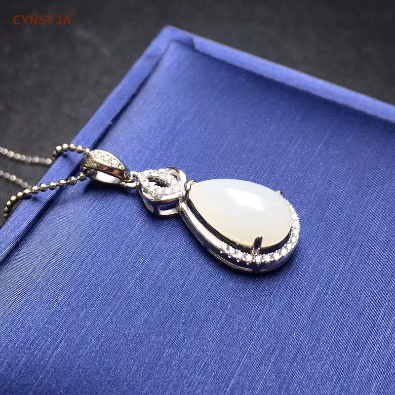 

Xinjiang Hetian Jade Charms Necklaces Jade Pendant Silver 925 Certified Natural Hetian Lucky Pendants High Quality Family Gifts