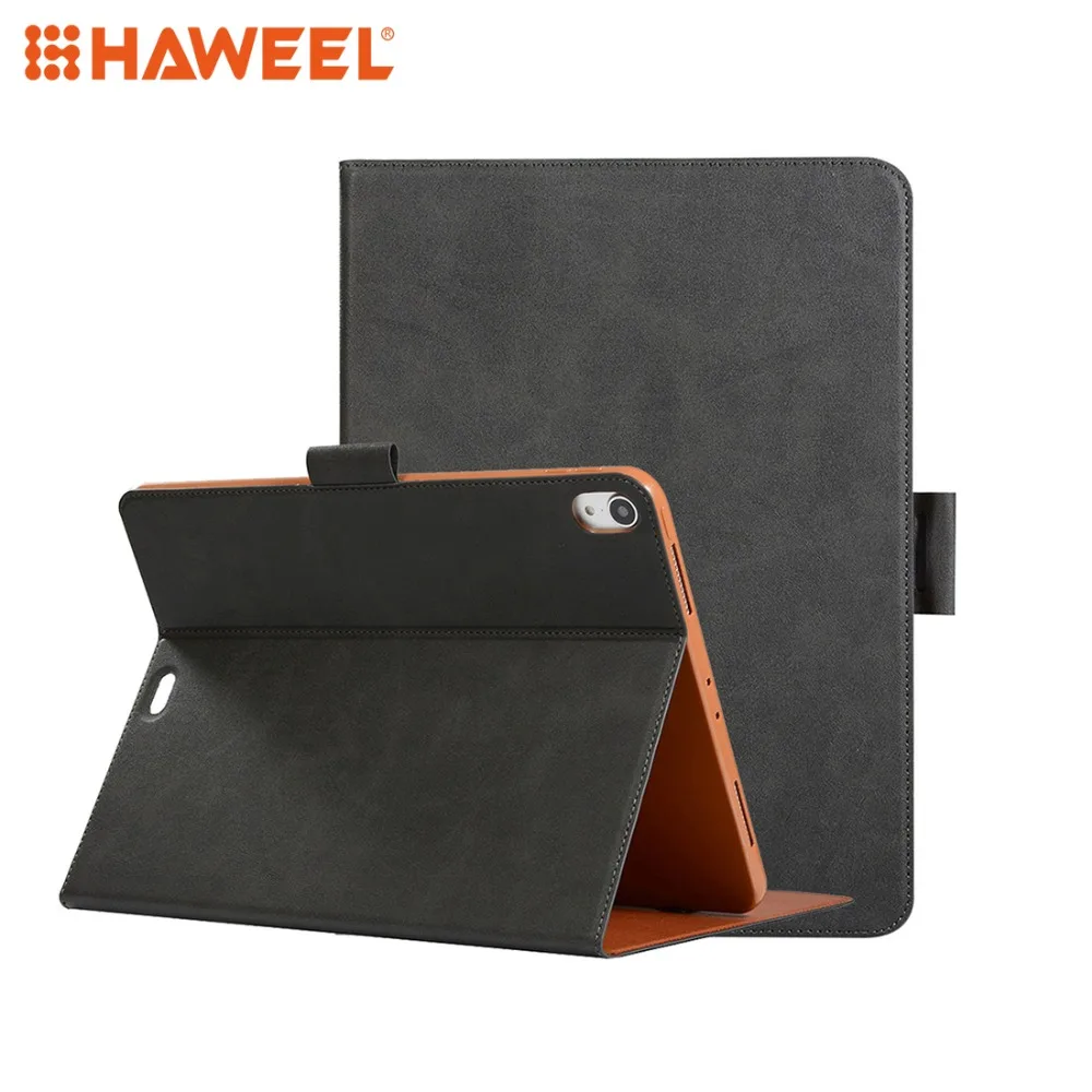 

HAWEEL Pressed Texture Ultra-thin Horizontal Flip Leather Case for iPad Pro 11 inch 2018, with Holder & Card Slots & Pen Slot
