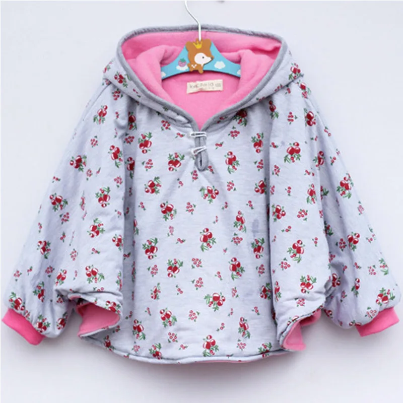 Новые модные детские пальто одежда накидка для мальчиков и девочек флисовые джемперы с капюшоном детская одежда пончо накидка - Цвет: Розовый