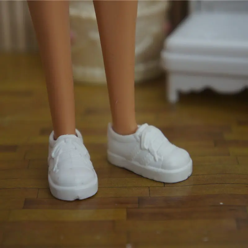 Высокое качество 10 пара/лот новая оригинальная обувь для Барби Кукла 1/6 модные сандалии для кукол Туфли без каблуков туфли кукольные аксессуары