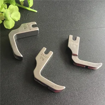

Industrial sewing machine parts, presser foot, flat car, 12435R (P31C), all steel, right grooved foot