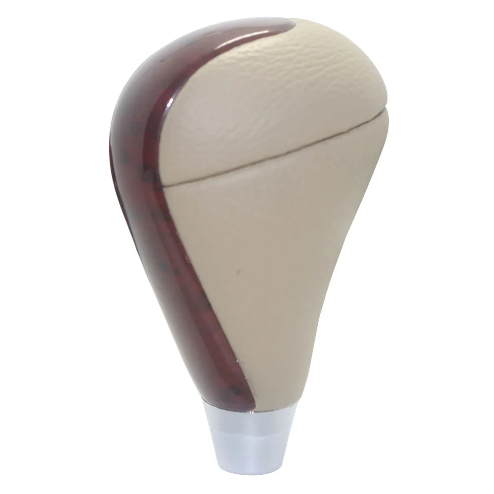 

Tan Leather Dark Wood Shift Knob Shifter for Lexus ES300h ES330 ES350 GS300 GS460 IS250 IS-F LS430 LS460 RX350 RX450h SC430