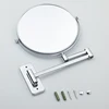 8 Inch Hotel Bathroom Extending Wall Makeup Mirror With 3x Magnification for Cosmetic or Shaving, 360 Swivel Mirrors Chrome 6