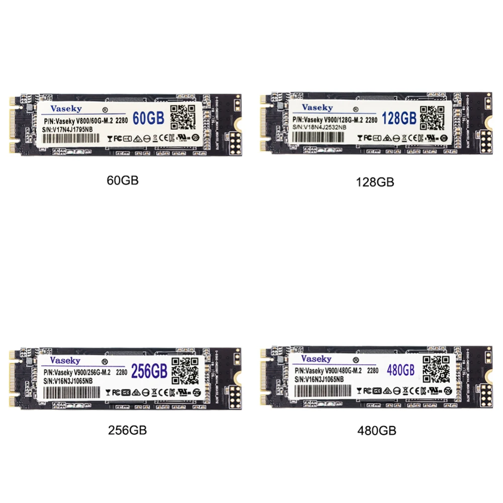

Vaseky M.2 2280 SATA SSD 60gb 128gb 256gb 480gb Internal Solid State Drive for Desktop Notebook PC Wholesale