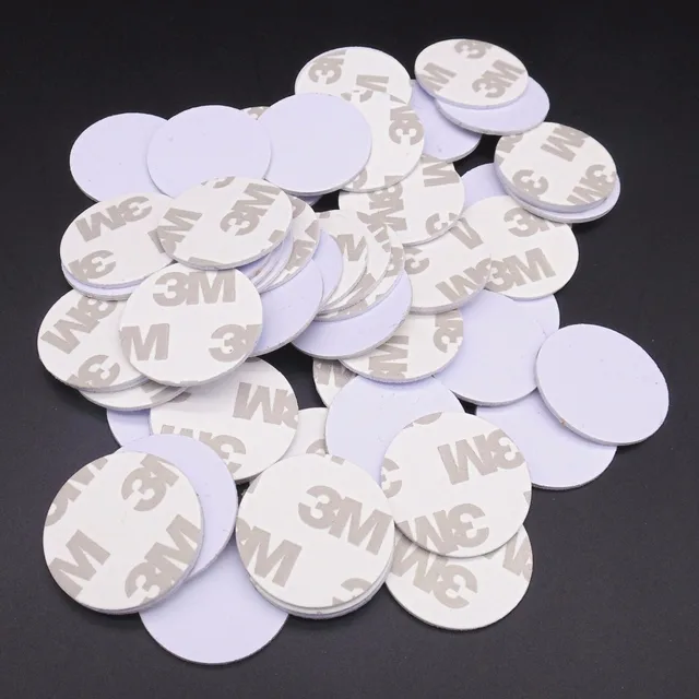 (10PCS/LOT) TK4100(EM4100) RFID 125khz Stickers Coins 25mm Smart Tags Read-only Access Control Cards 3