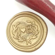 Двойной буквенный дизайн Свадебный Ретро античный древний уплотнительный воск штамп набор настроить логотип на заказ карта изображение+ ручка