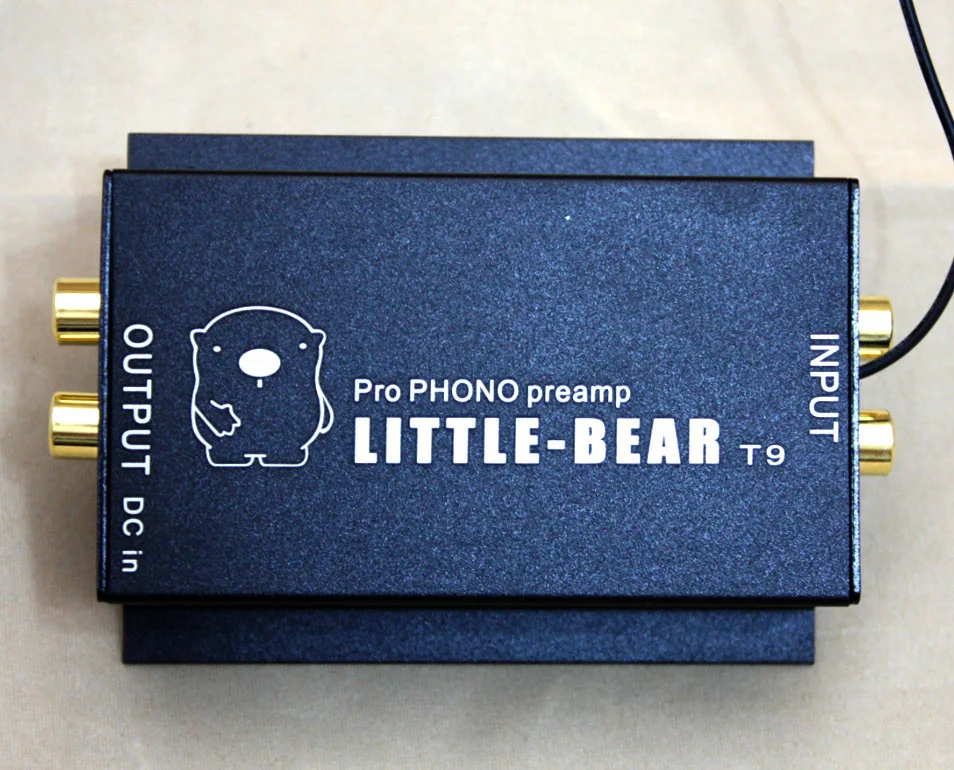 Little Bear T9 Metal Mini Phono Turntable RIAA MM Preamp preamplifier