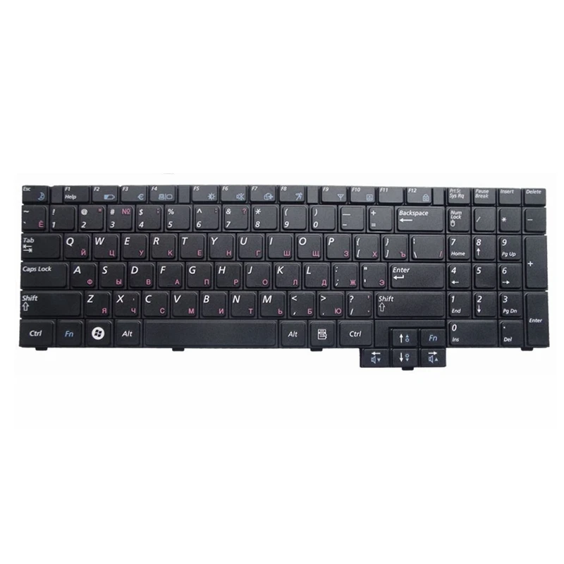 Русская клавиатура для ноутбука GZEELE Samsung RV510 NP RV508 S3510 E352 E452 R517 RU черная замена