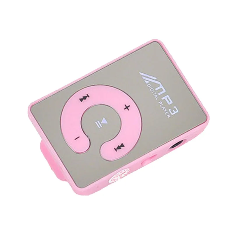 KPFLY MP3 Player Зеркало Клип USB цифровой MP3 плеер мини музыкальный медиаплеер Поддержка Micro 1-8 GB SD карты памяти Walkman Lettore