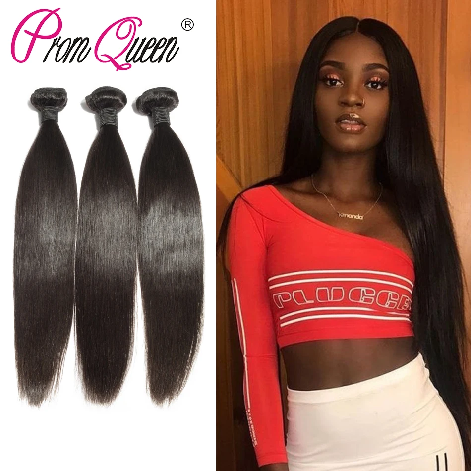 Aliexpress com Buy Prom Queen Hair  3 Bundles Brazilian 