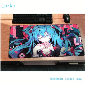 

Hatsune Miku mouse pad 700x400x2mm gaming mousepad gear gamer mouse mat pad locrkand keyboard computer big mouse play mats