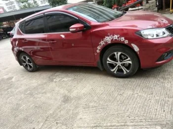 

LEFT SIDE Car Sticker DIY Flower wheel Eyebrow Reflective Sticker Body Sticker Covering Scratch Sticker