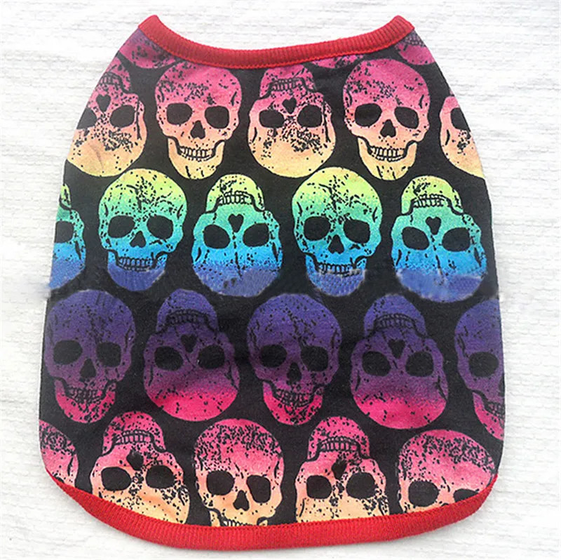 Skull Dog Clothes Autumn Winter Dog Clothes for Small Dog Pet Coat Jacket Outfit shih tzu Yorkies  Puppy Chihuahua Quilted Dog Clothing  8
