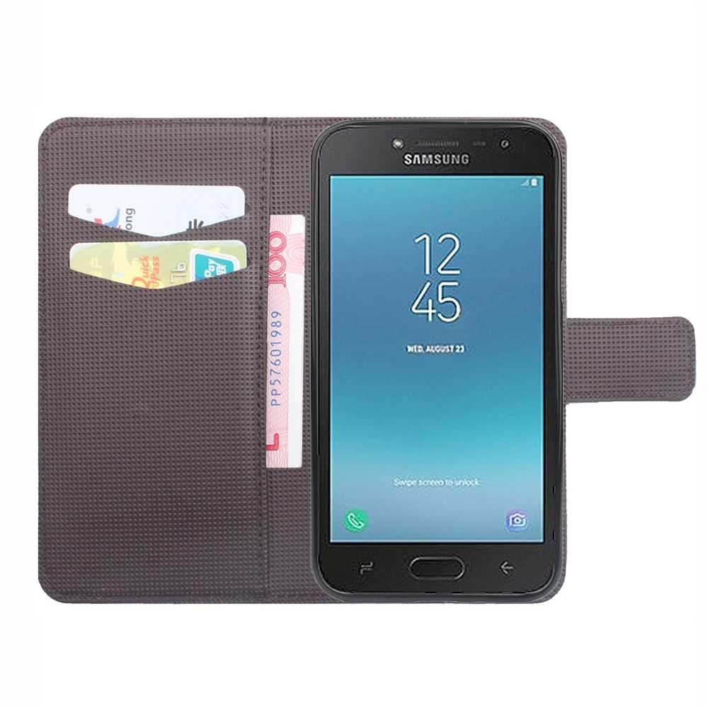 Кожаный чехол книжка для бумажника Samsung Galaxy J2 Pro 2018 A3 A5 J1 J3 J5 J7 2016 2017 A320 A520 мини Grand