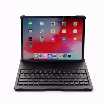 

7 Colors Backlit Aluminum Alloy Wireless BT 4.0 Bluetooth Keyboard Cover For Apple iPad Pro 11 A1980 A1934 11'' 2018 case+ Film