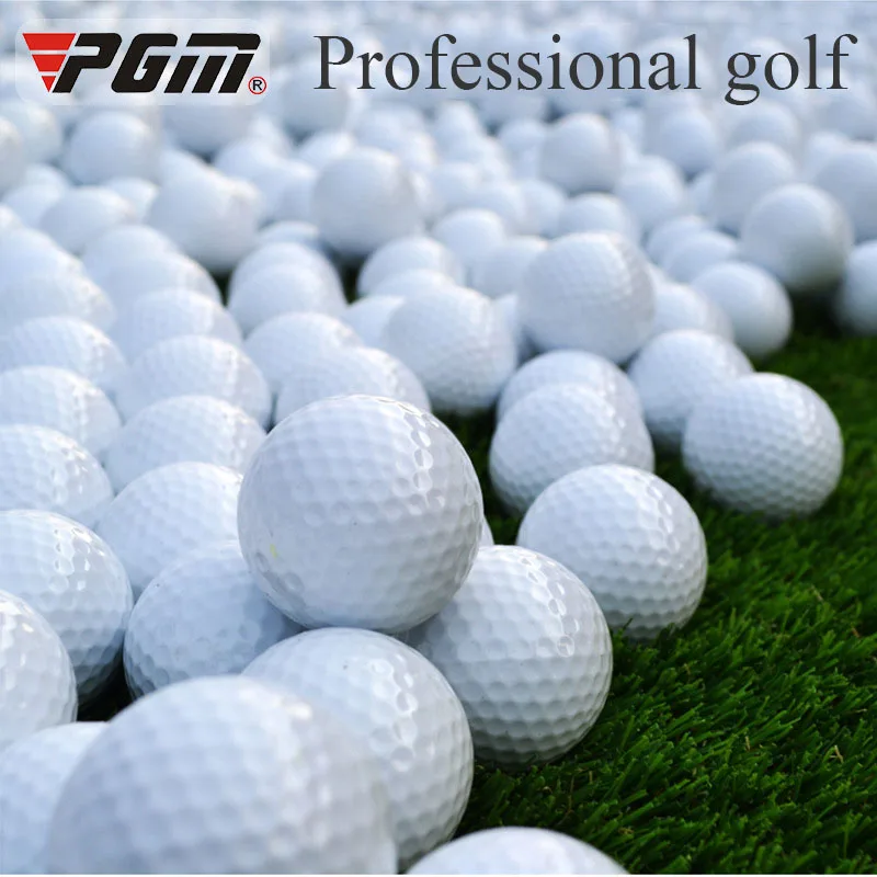 PGM 10pcs/lot Golf Ball Golf Exercise Training Tool Beginners Practice Driving Range Two layer
