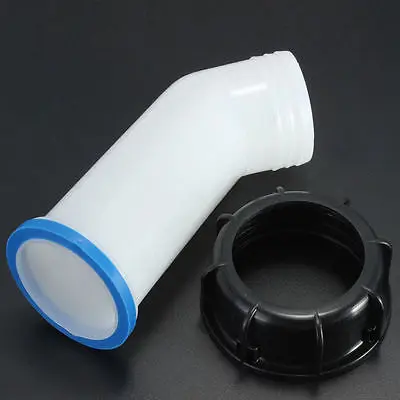 

2 Extension Drain Spout Hose 1000L IBC Water Tank Nozzle Tap Cap Valve fitting