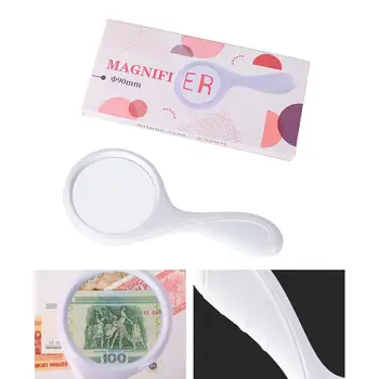 

Portable Handheld Illuminated Magnifying Glass for Seniors with Light Reading Office Electronics Hobbies Crafts Maps