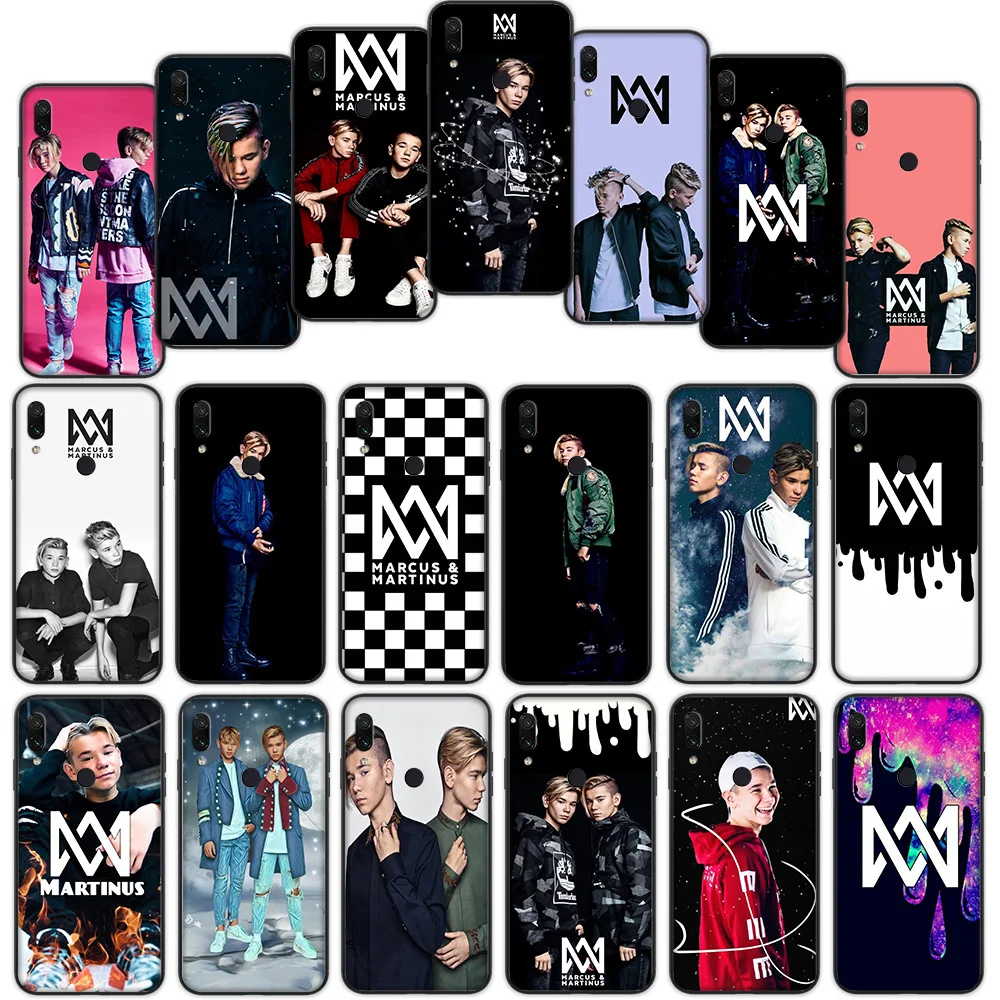 

Marcus and Martinus Soft Cover Case for Xiaomi Redmi Note 7 4 4X 6 Pro 5 Plus 5A 6A Go S2