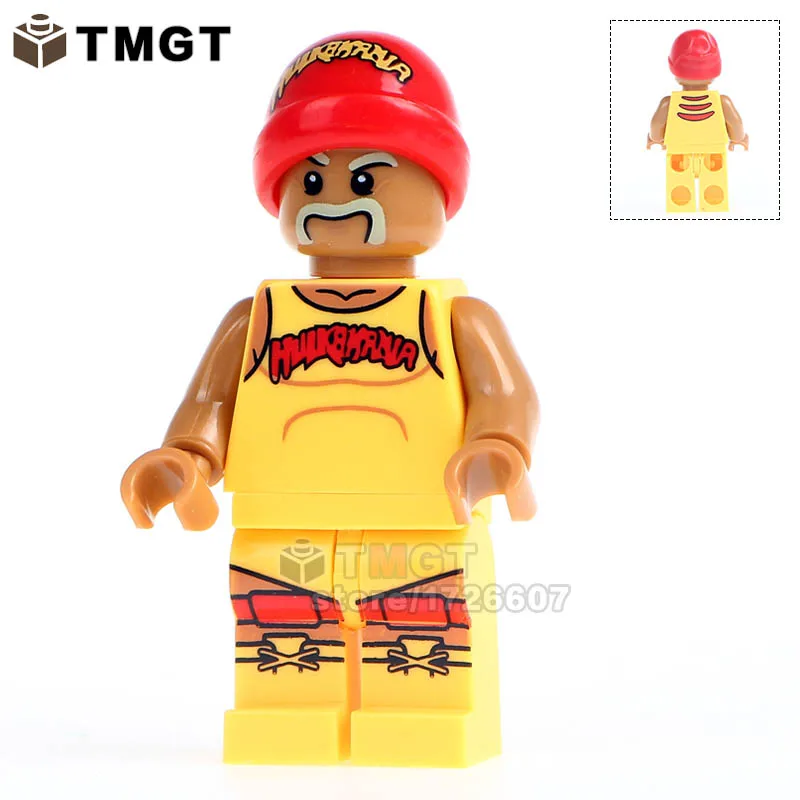 

TMGT Single Sale Building Block WM460 Hulk Hogan Terry Gene Bollea Super Hero Action Figures Building Blocks Children Gift Toys