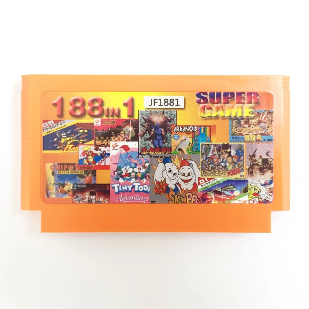 188 in 1 8 bit 60 pins Game Card