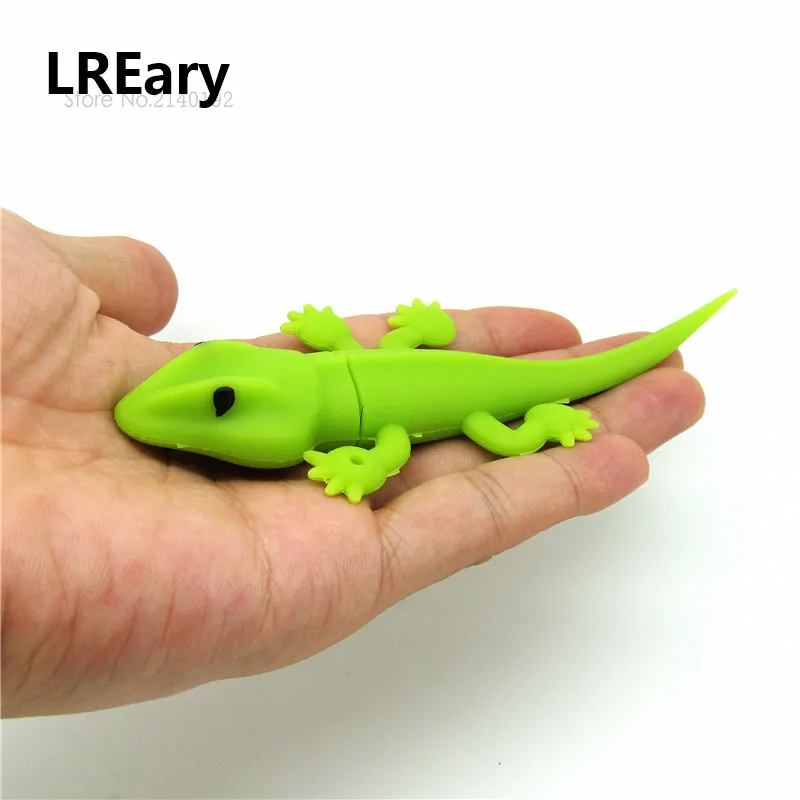 Usb флеш-накопитель Lizard/хамелеон, флеш-накопитель, карта памяти, подарок, 4 ГБ, 8 ГБ, 16 ГБ, 32 ГБ, мультяшный Gecko, персонализированные флешки