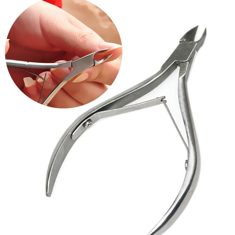 

Bittb 1Pcs Stainless Nail Care Cuticle Scissors Manicure Tools Cuticle Nipper Cutter Clipper Dead Skin Remover Nail Art Tools