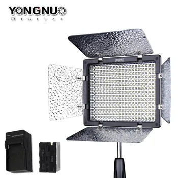 

YONGNUO YN300III 3200K-5500K LED Video Light Kit +NP-F750 Battery+Charger Professional Photographic Camcorder Camera Light Panel