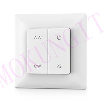 

CR2032 Battery powered 2.4G Color Temperature Remote Control PF2 4-keys panel wireless remote controller